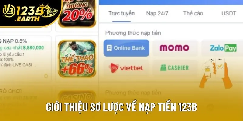 Giới thiệu sơ lược về nạp tiền 123B Giới thiệu sơ lược về nạp tiền 123B